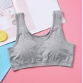 thumbnail image 1 of KkSLirnhs Bra for Girls 10-12 Girl Bras 12-14 Gentle Support Girls' Padded Camisole - Wire-Free & Soft Straps L Gray, 1 of 3