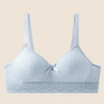 thumbnail image 1 of KkSLirnhs Bra for Girls 10-12 Girl Bras 12-14 Seamless & Stretchy Girls' Bra - No Underwire, Nylon for Maximum Comfort 16 Years Blue, 1 of 8