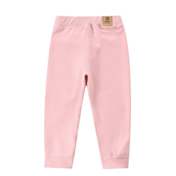 KkSLirnhs Girls Sweatpants 5T Cute Elastic Waist Jog Pants 10 Years Printed Boys and Girls Baby Long Pants Cute Pants Sweatpants Pink