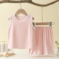 thumbnail image 1 of KkSLirnhs Size 1Y-17Y Girls Clothes under $ 10 Girls and Boys Clothing Sets 2 Piece Short Sleeve T Shirt and Pant Sets Girl Boy Outfits for Kids Size Pink 8Y, 1 of 5