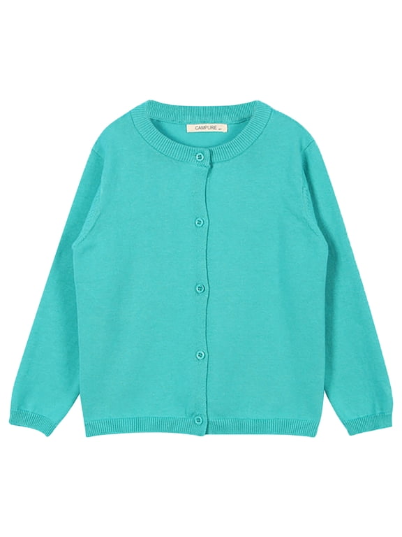 KkSLirnhs Toddler Girl Clothes Clearance under $5 Toddler Girl&boy Baby infant Kids Winter Sweater Color Cardigan Solid Color Small Cardigan Children's Sweater Green 90