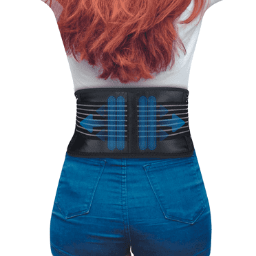 KkaFFe Exercise Waist Belt  Fat Burner Wrap and Waist Traine Back Braces Women Adjustable Back Support Belt Men Sciatica Working Out L