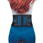 KkaFFe Lower Back Brace Women Heat Waist Support Belt  Exercise Waist Belt Adjustable Sciatica Working Fat Burner Wrap and Waist TraineXL