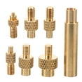 Kkewar 1 Set Heat Set Insert Thread Knurled Nut Heat Set Insert Tool