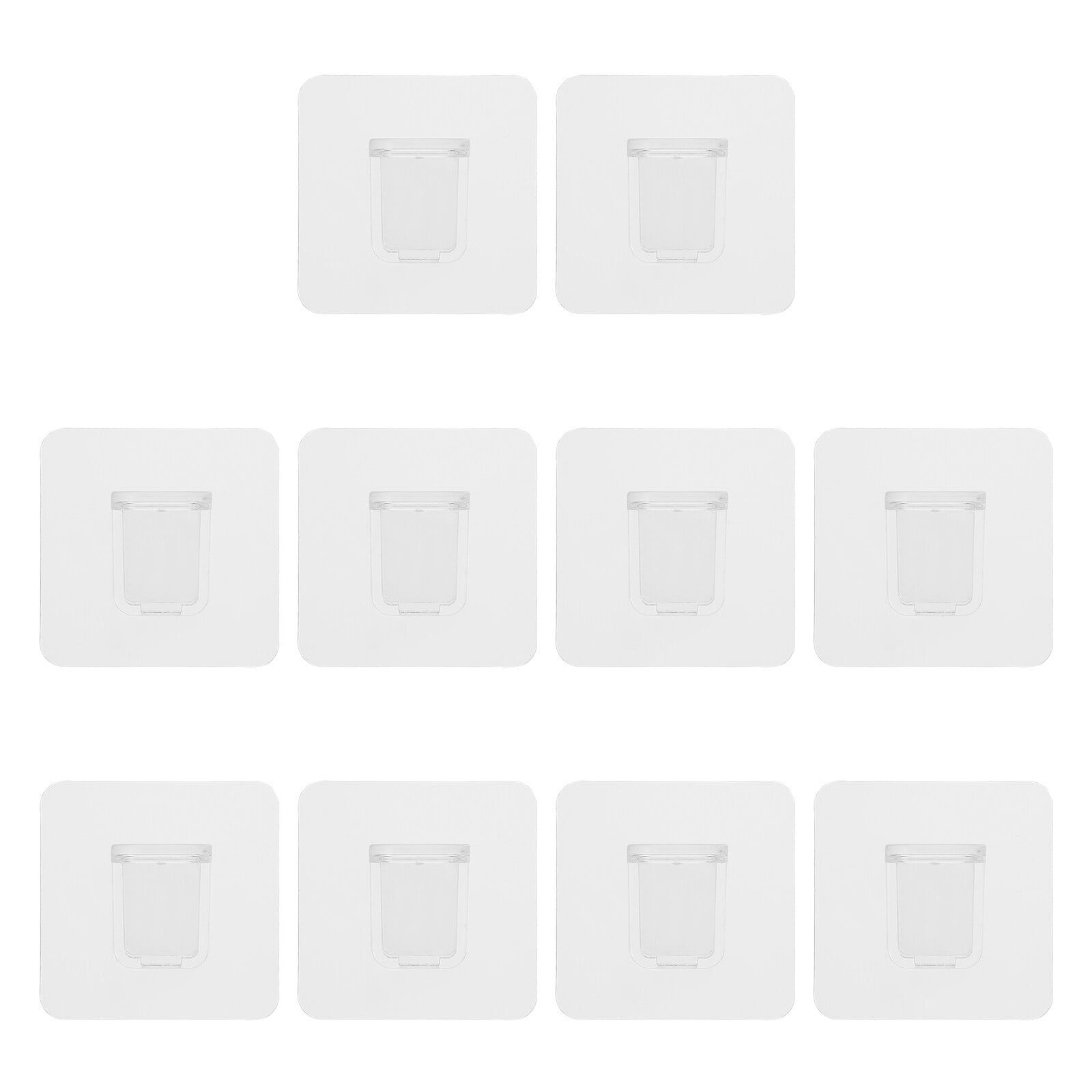 Kkewar 10pcs Shelf Support Adhesive Pegs Plastic Shelf Clips