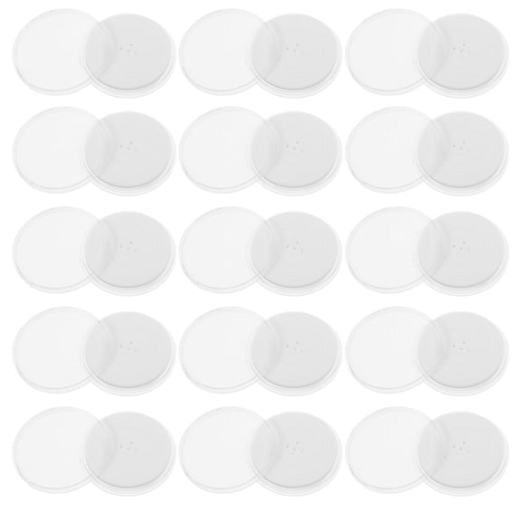 OULII 20Pcs Commemorative Coin Display Box with Material and Transparent Design