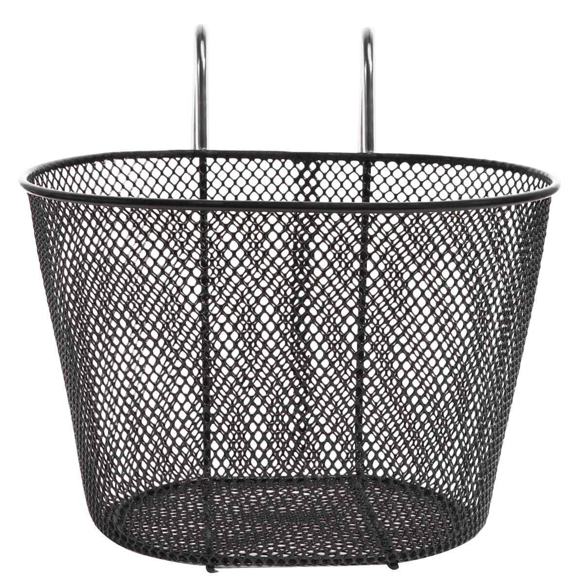 Iron Bike Basket - Detachable Foldable Front/Rear Cargo Basket For Mountain & Commuter Bikes
