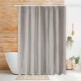 thumbnail image 1 of ROSENICE Shower Curtain For Rv Grey Polyester 1Set For Homeowners 78.7x70.9x0.4In, 1 of 7