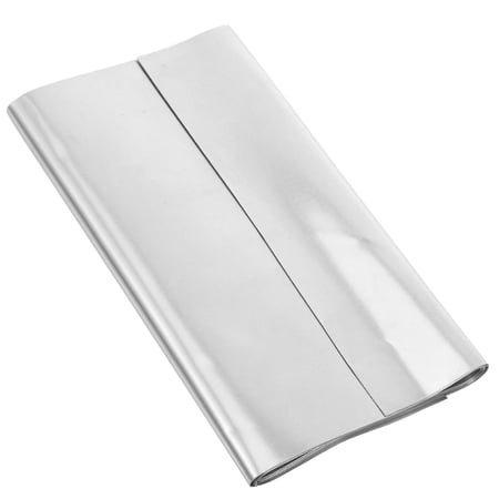 OULII Plated Silver Zinc Sheet Experimental Metal Plate for Chemistry Research