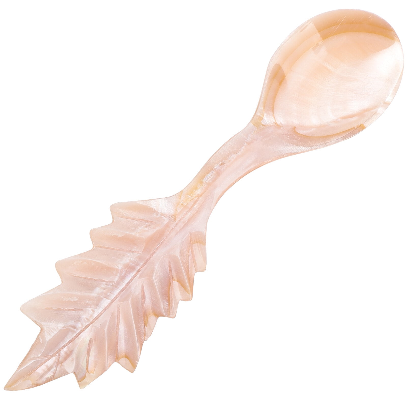 Kkewar Natural Shell Spoons,Caviar Spoon Dessert Spoon Shell Design