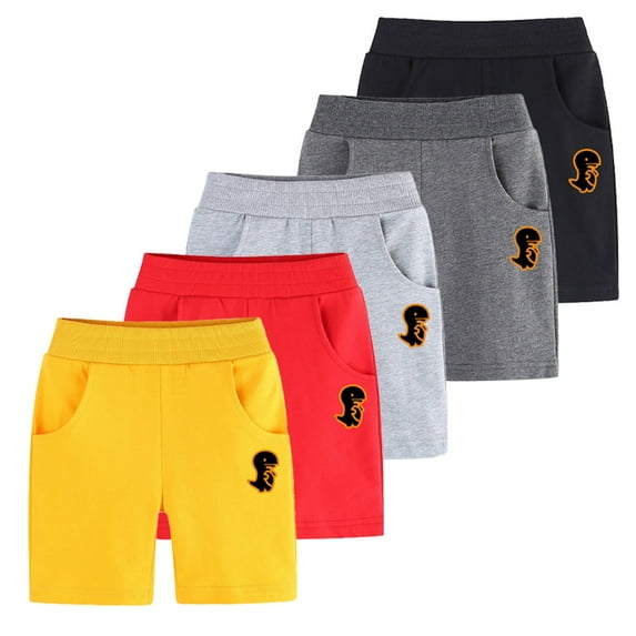 Kkkded 1-9T Little Boys Girls Active Shorts for Boys Girls,Kids Toddle Girls Cartoon Lounging Shorts Summer Baby Athletic Cotton Shorts Sports Elastic Shorts