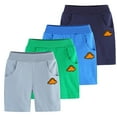 thumbnail image 1 of Kkkded Boys Girls Shorts Pants for Toddler Kids,1-9Years Little Boys Girls Summer Cotton Shorts Baby Elastic Five-Quarter Pants with Pockets Casual Shorts, 1 of 8