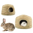 thumbnail image 1 of Kkkded Grass House for Rabbits,Rabbit Bunny Grass House/Rabbit Hideout / Hand Crafted Natural Grass Hideaway, 1 of 7