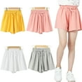 thumbnail image 1 of Kkkded Kids Girls Sport Shorts Shortie Shorts Sweatpants Shorts Pants 5-12Years Baby Summer Elastic Solid Color Sport Shorts Pants, 1 of 8