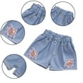 thumbnail image 1 of Kkkded Kids Girls Summer Shorts,Toddler Girls Denim Jeans Shorts,Blue Cotton Casual Shorts Pants for 3-13 Years, 1 of 9
