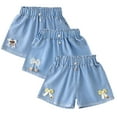 thumbnail image 1 of Kkkded Kids Girls Summer Shorts,Toddler Girls Denim Jeans Shorts,Blue Cotton Casual Shorts Pants for 3-13 Years, 1 of 9