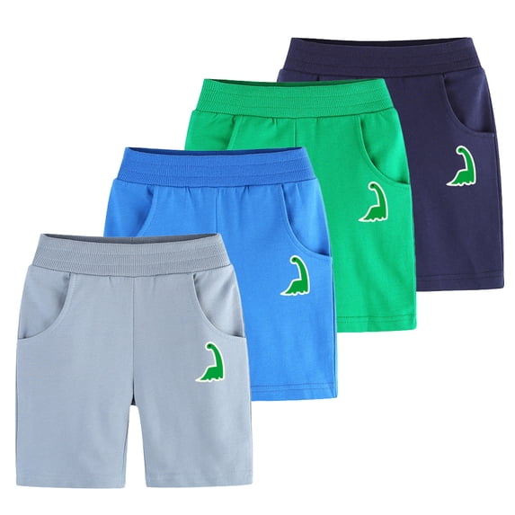 Kkkded Kids Toddler Boys Girls Shorts Pants 1-9 Years Little Boys Girls Summer Cotton Shorts Elastic Five-Quarter Pants Baby Casual Sports Pants Shorts with Pockets
