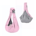 thumbnail image 1 of Kkkded Pet Dog Cat Sling Carrier Puppy Sling Bag Small Dogs Cats Carrier Adjustable Hand Free Dog Satchel Carrier for Outdoor Travel 25.6*11.8*31.5in, 1 of 7