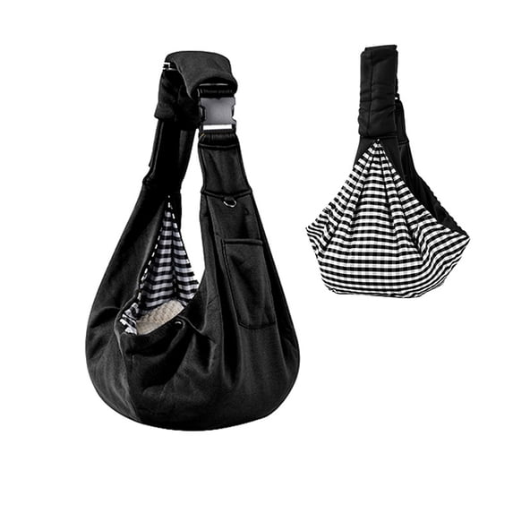Kkkded Pet Dog Cat Sling Carrier Puppy Sling Bag Small Dogs Cats Carrier Adjustable Hand Free Dog Satchel Carrier for Outdoor Travel 25.6*11.8*31.5in