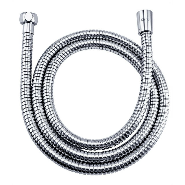 Klabb W150 Shower Hose, 59 Inches Extra Long Chrome Handheld Shower Head Hose With Brass insert