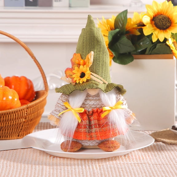 kladzum Thanksgiving Doll Stuffed Gnomes Cottons Tabletop Decoration Doll Room Ambiance Arrangement Thanksgiving Party Decorations