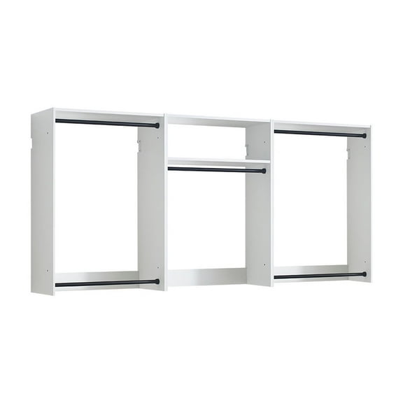 Klair Living Devi Series 31.5" - 94.5" W White Modular Closet System