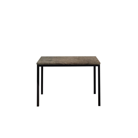 Klair Living Harry Contemporary Wood and Metal Computer Desk in Black and Rustic Gray