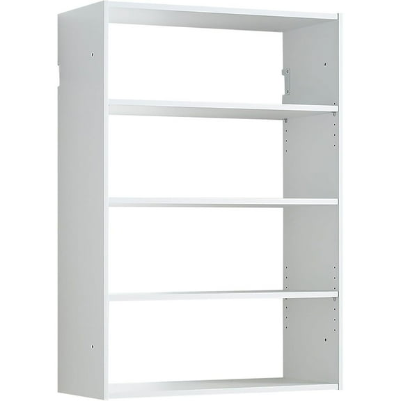 Klair Living Monica Wood Walk-in Closet System in Rustic Gray