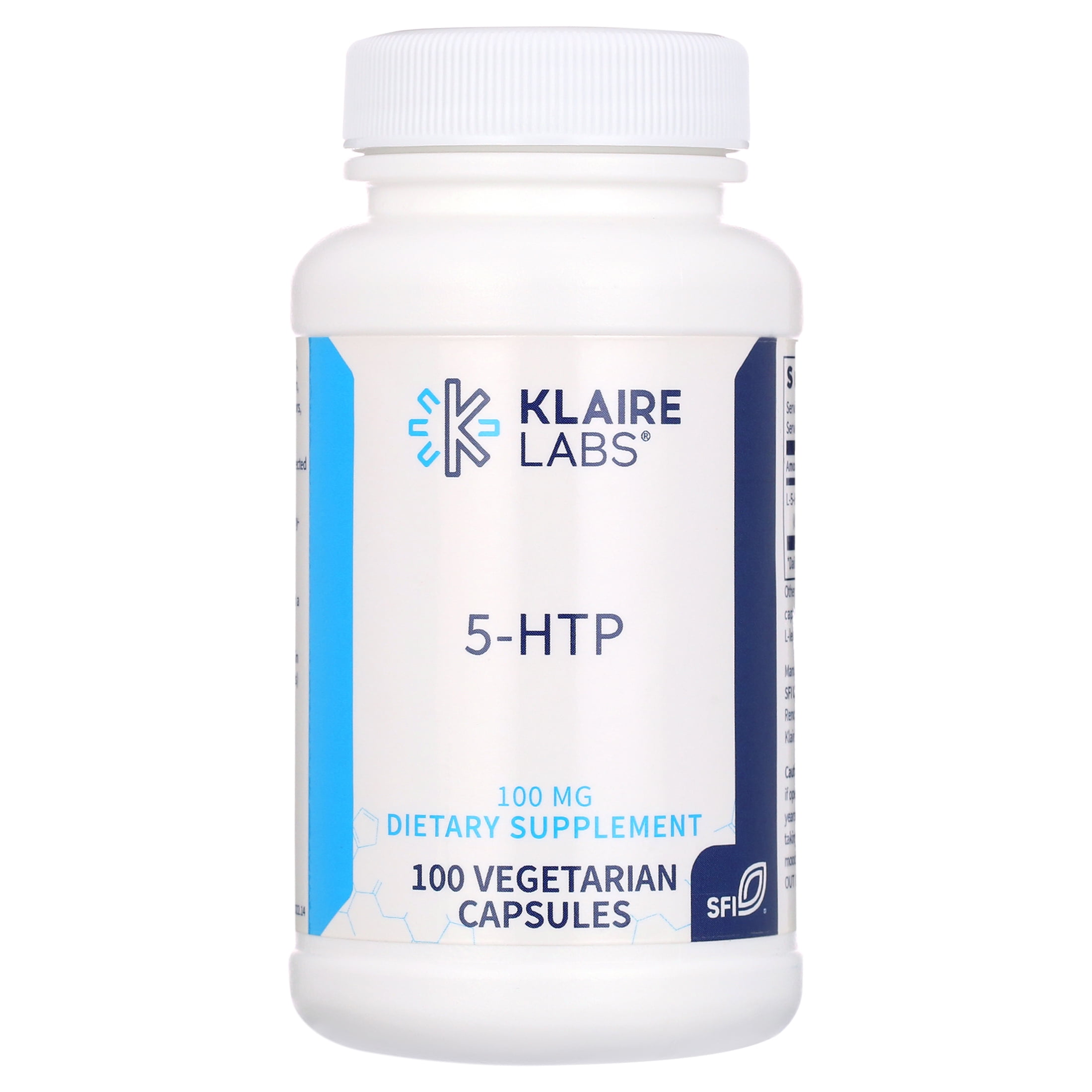 Klaire Labs 5HTP 100 mg Hypoallergenic 5HTP from Griffonia Seed