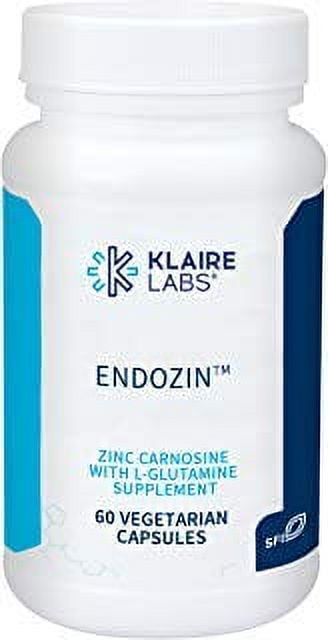 Klaire Labs Endozin - Zinc Carnosine & L-Glutamine Complex for