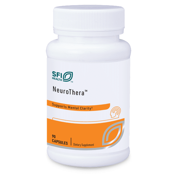 Klaire Labs SFI Health Neurothera - Supports Mental Clarity with Phosphatidylserine, Choline & Ginkgo, Cognitive Support Blend with No Dairy or Artificial Preservatives (90 Capsules)