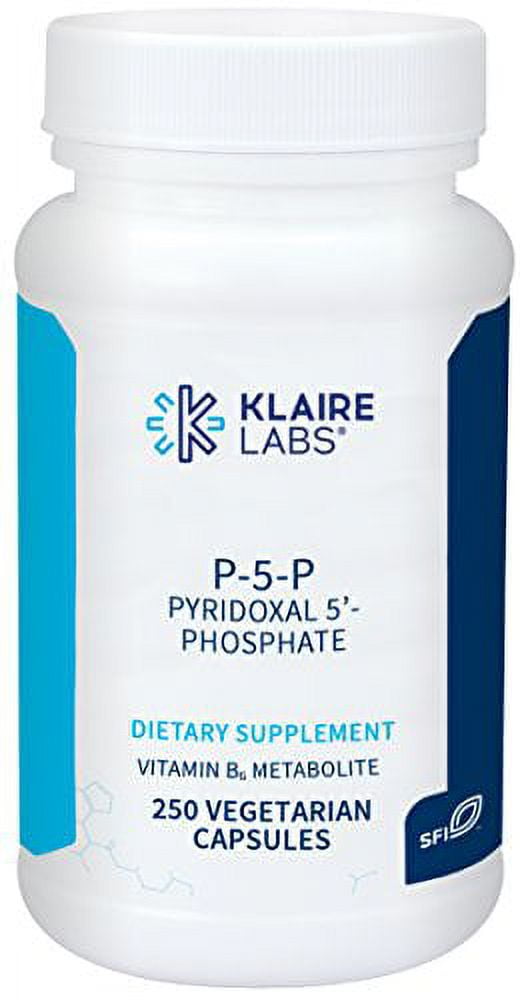 Klaire Labs P5P 30 Milligrams of Bioactive Vitamin B6 Pyridoxal5