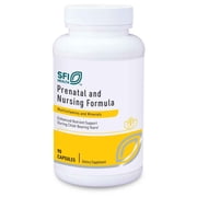 Klaire Labs SFI Health Prenatal & Nursing Multivitamin - Postnatal & Prenatal Vitamins for Women with Iron - Complete Nutritional Support During Preconception, Pregnancy & Breastfeeding 90 Capsules