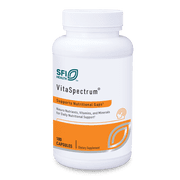 Klaire Labs SFI Health VitaSpectrum Capsules - Multivitamin for Kids with 28 Essential Nutrients Including Folate, B12, B6, Antioxidants, Vitamin E & D3 - No Copper or Iron, Gluten-Free 180ct