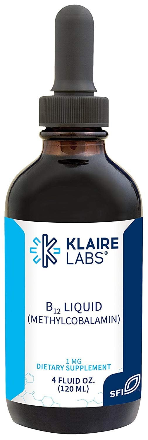 B12 Liquid Methylcobalamin 4 Fl Oz 1 Mg