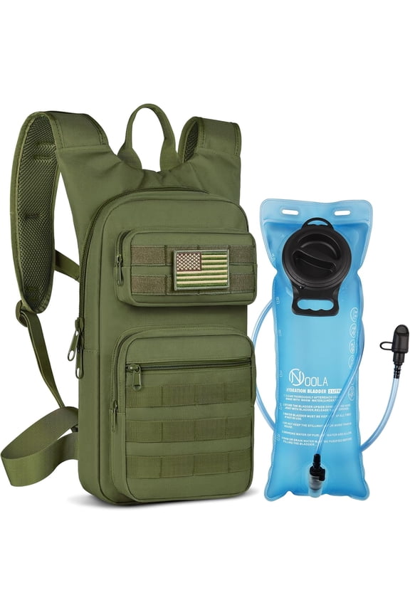 17L Hydration Backpack with 3L TPU Water Bladder, Water Backpack Hydration Pack for Hiking Cycling, Molle Compatible Water Backpack