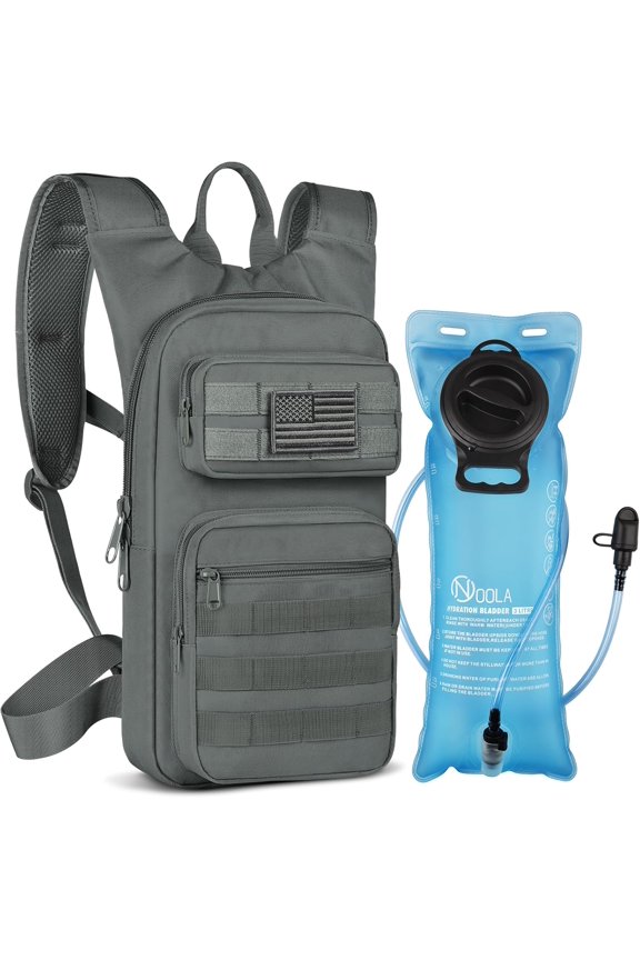 17L Hydration Backpack with 3L TPU Water Bladder, Water Backpack Hydration Pack for Hiking Cycling, Molle Compatible Water Backpack
