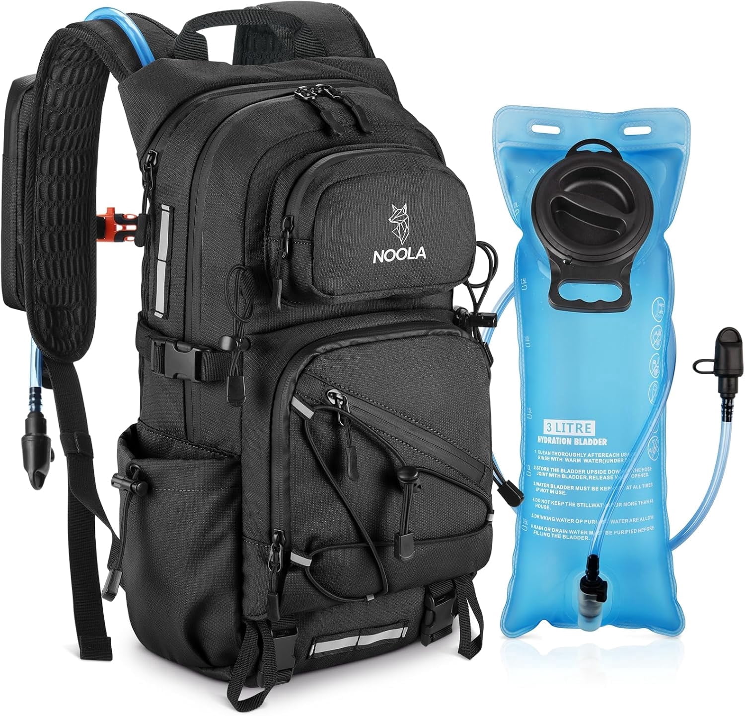 bag for running rain Lightweight Hydration Backpack, Backpack with 2L Water Bladder ready bundle for hikers Running Vest Rain Waterproof Anatomic