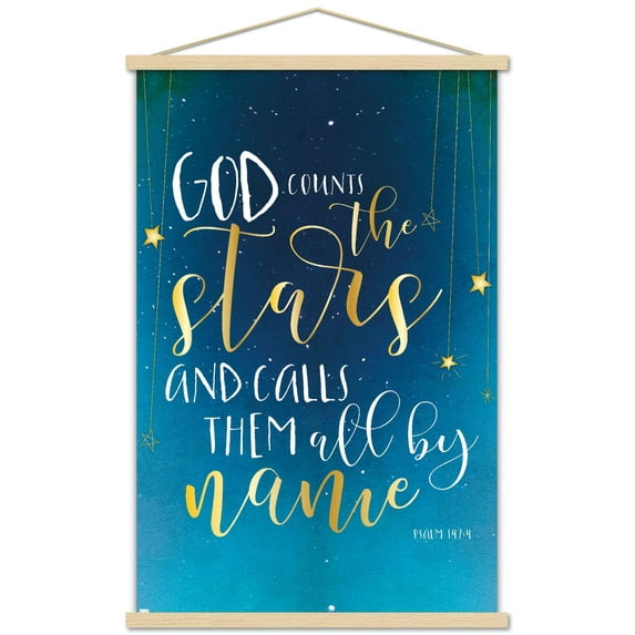 Klancey Zubowski - Stars Wall Poster with Wooden Magnetic Frame, 22.375" x 34"