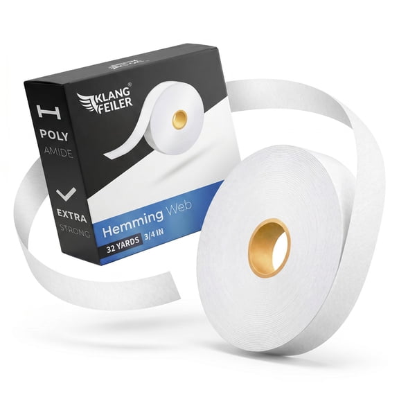 Klangfeiler Hemming Tape - 0.75 INCH x 32 Yards - Extra Strong