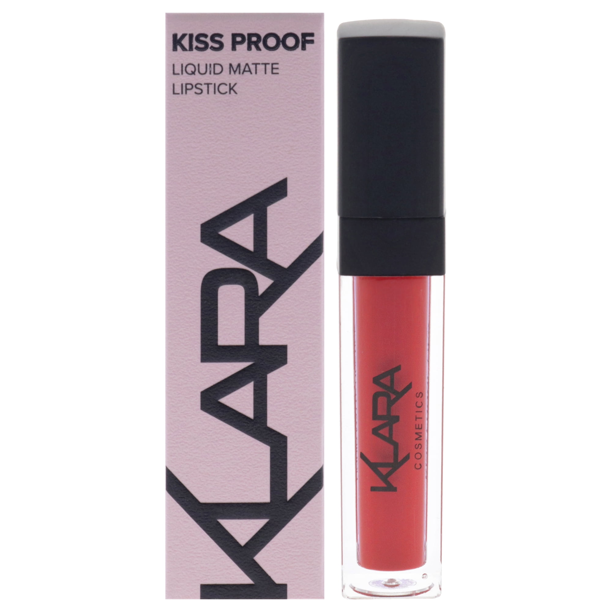 Klara Kiss Proof Liquid Matte Lipstick - 5 Flaming Red , 0.27 oz