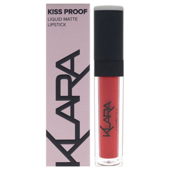 Klara Kiss Proof Liquid Matte Lipstick - 5 Flaming Red , 0.27 oz Lipstick