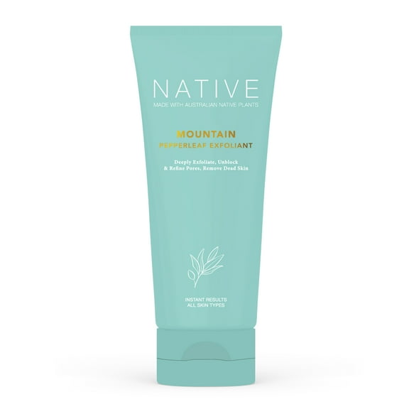 Klara Cosmetics Native Mountain Pepperleaf Exfoliant, Face Scrub, 3.38 oz