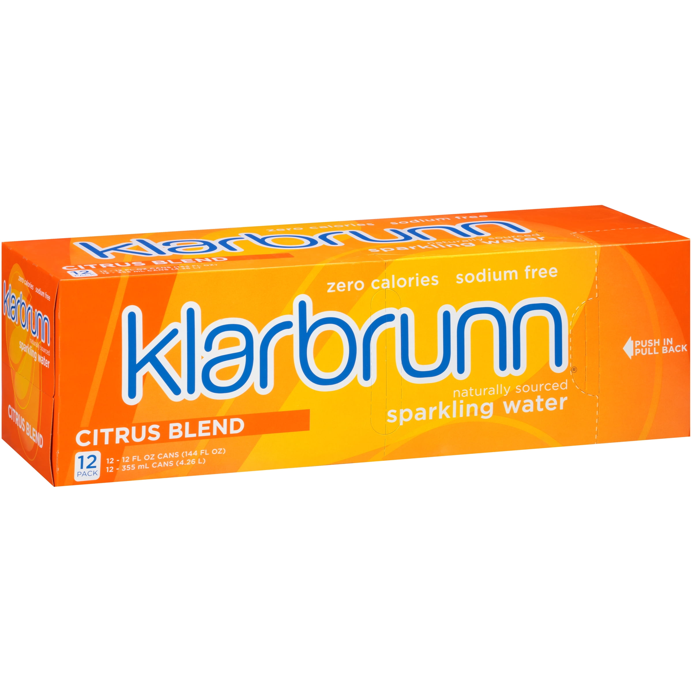 Klarbrunn Citrus Blend Sparkling Water, 12 Fl. Oz., 12 Count