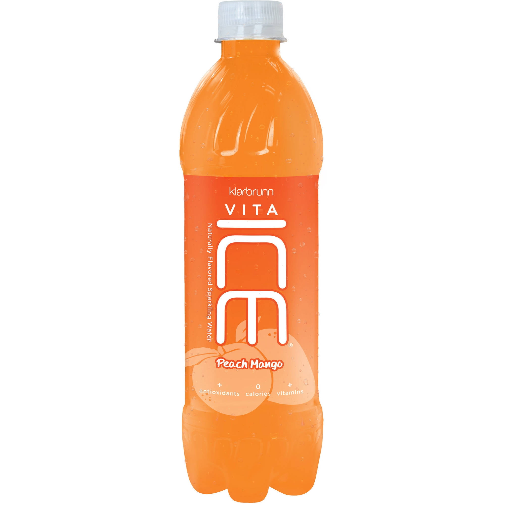 Klarbrunn Vita Ice Peach Mango Naturally Flavored Sparkling Water, 17 fl oz Bottle