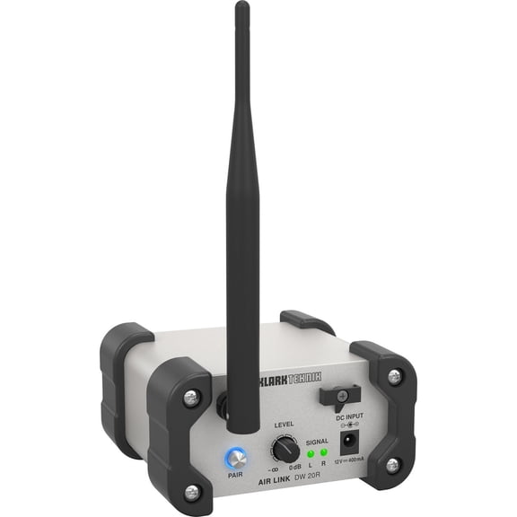 Klark Teknik AIR LINK DW 20BR Bluetooth Wireless Stereo Receiver for High-Performance Stereo Audio Broadcasting