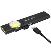 Klarus E5 Tactical Mini Flat EDC Flashlight,600 Lumens Led,8 Mode,IPX4, with Magnetic base,Black