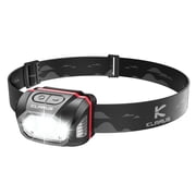 Klarus HM1 Rechargeable Head lamp,440 Lumens,100M Long Range,70 Hours Life,5 Modes Motion Sensor Head Light,Black Red
