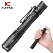 Klarus Rechargeable Tactical LED Flashlight, 1000 Lumens,3 Modes,Black