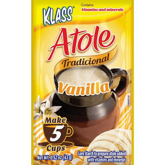 Klass Atole Vanilla Drink Mix, 3 Fl Oz